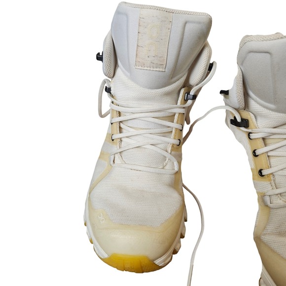 On Running Cloudrock‎ Raw edge undyed mid hiking boots sneakers waterproof Sz 5 - Picture 7 of 10